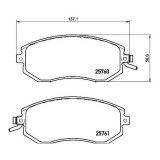 Placute frana Subaru Brz 06.12-, Forester (Sh) 12.07-, Forester (Sj) 11.12-, Impreza Liftback (Gp) 10.11-, Impreza Liftback (Gr Gh G3) 03.07-05.14, I