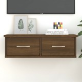 Gossi dulap de perete, stejar maro, 60x26x18,5 cm, lemn prelucrat