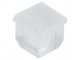 Tub LED pătrată 3,3x3,3mm convex
