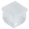 Tub LED pătrată 3,3x3,3mm convex