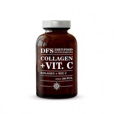 Colagen si Vitamina C 200cps Diet Food