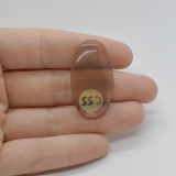 Cabochon fluorit galben 35x19x5mm c22