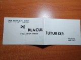 Program teatrul evreiesc de stat bucuresti 1971-1972- piesa pe placul tuturor