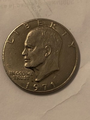 Moneda 1 Dollar 1971 - Eisenhower Dollar foto