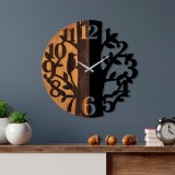 Cumpara ieftin Ceas de perete decorativ din lemn Wooden Nuc 3x56 cm