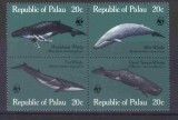 PALAU 1983, Fauna, WWF, serie neuzata, MNH, Nestampilat