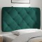 vidaXL Pernă tăblie de pat, verde, 80 cm, catifea 374705