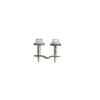 Cleme Fixare Policarbonat Gard Bordurat Zincat EmaConstruct, Suruburi Incluse, Otel, Max 10mm