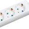 PRELUNGITOR LOGILINK, Schuko x 3, conectare prin Schuko (T), cablu 1.5 m, 16 A, protectie copii, alb, &quot;LPS205&quot; (timbru verde 0.18 lei)