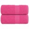 vidaXL Prosoape de baie, 2 buc. FROGN, roz, 30x30 cm, 100% bumbac 137040