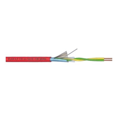 Cablu incendiu 1x2x0.8mm, ecranat, 100m ELN-1x2x08 foto