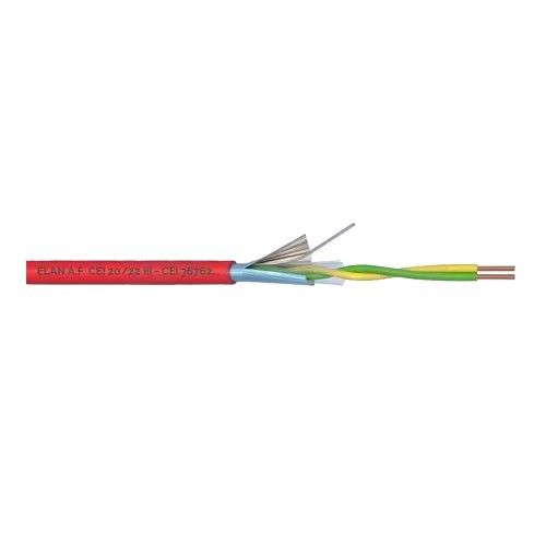 Cablu incendiu 1x2x0.8mm, ecranat, 100m ELN-1x2x08