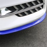 Cumpara ieftin Protectie spoiler, prelungire bara fata/spate din cauciuc, culoare CARBON Albastru