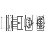Sonda lambda Opel Astra G Convertible (T98) 03.01-10.05, Astra G Estate (T98) 02.98-07.05, Astra G Liftback (T98) 02.98-12.09, Astra G Saloon (T98) 0