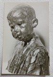 Carte postala, Bust de copil de C. Brancusi, perioada de inceput a comunismului