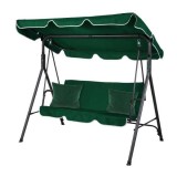 Cumpara ieftin Balansoar de Gradina, Mercaton, 3 Locuri, Structura Metalica, Rezistent UV, Impermeabil, Maxim 260 Kg, 173 x 110 x 154 cm, Verde