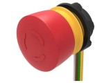 Comutator Siguranță EAO 22mm 2 NC + NO Roșu Fără Poz. Stabilă
