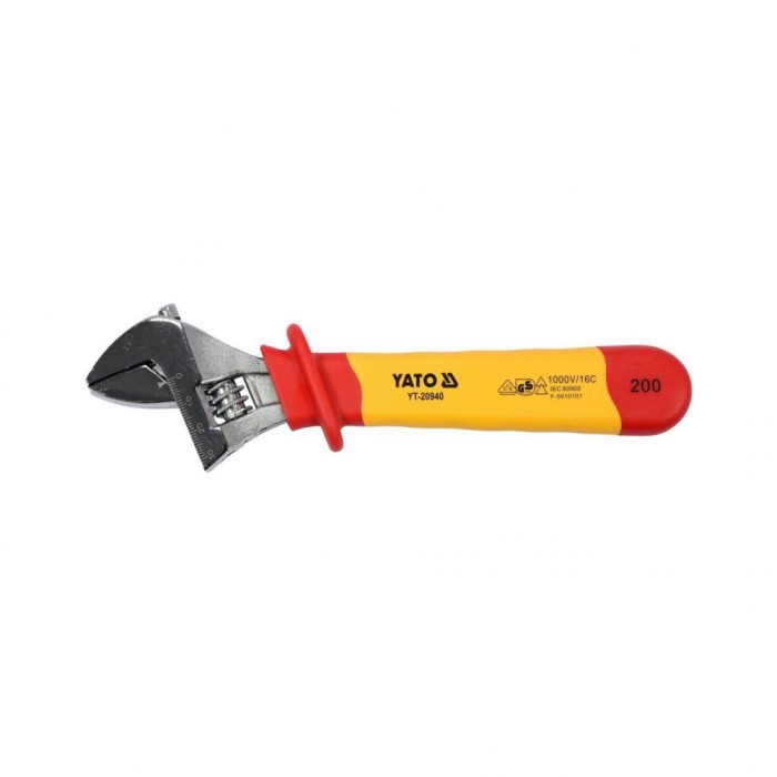 Cheie reglabila izolata 200mm vde Yato YT-20940