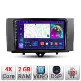 Navigatie Smart For Two 2010-2015 A-Smart10 2+32 GB Android Waze USB Navigatie Internet Youtube Radio CarStore Technology