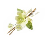 Cumpara ieftin Floare artificiala verde maro cm 25 H