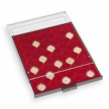 Tava cu 30 locasuri rotunde pentru monede/capsule de 33mm
