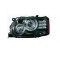 Far LAND ROVER RANGE ROVER (LM), 06.2009-12.2012, partea stanga, MAGNETI MARELLI, bi-xenon; D3S+H7; electrical; negru; cu becuri; cu headlight levell