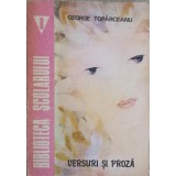 VERSURI SI PROZA-GEORGE TOPARCEANU-97110
