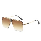 Ochelari de soare pentru barbati, 2576, gold / brown
