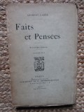 FAITS ET PENSEES - ANSBERT LABBE