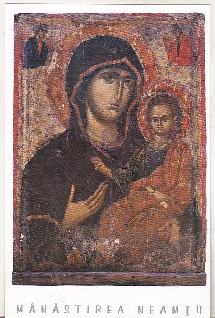 bnk cp Manastirea Neamtu - Icoana Maicii Domnului - necirculata