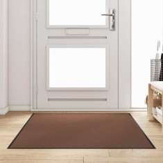 vidaXL Covoraș de intrare Maro și negru 120 x 180 cm