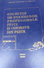 COLECTIE DE STANDARDE PROFESIONALE PESTE SI CONSERVE DIN PESTE