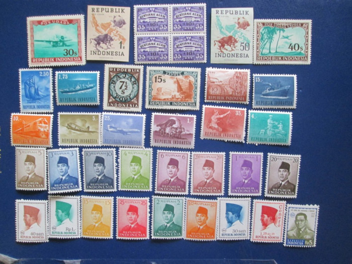 TIMBRE INDONEZIA SERIE=MNH