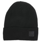 Căciulă tricotată neagră cu căptușeală din fleece pentru bărbați, CMCLASS