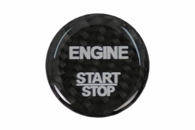 Ornament Buton Pornire MERCEDES A-Class W176 (2012-2017) B-Class W246 (2012-2017) C-Class W205 (2015-2017) W204 (2008-2014) Real Carbon Performance Au foto