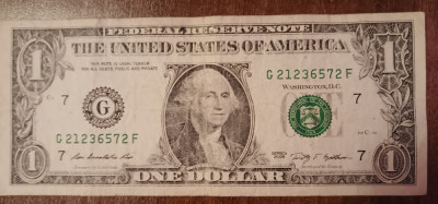 M1 - Bancnota foarte veche - America USA - 1 dolar - 2009 foto