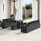 vidaXL Set de canapele pentru grădină 10 pcs Negru 90 x 55 x 71 cm 3363919