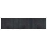 Cumpara ieftin Covor dreptunghiular, gri, 70x300 cm, bambus