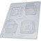 Forma pentru ciocolata BWB 841, 18.5 x 24 cm, plastic, silicon, transparent