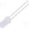 Dioda LED 5mm, alb cald, plat, 2.7...3.4V, OPTOSUPPLY - OSMMD25TK2A