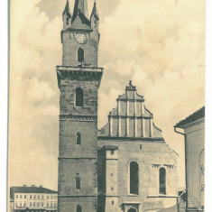 1746 - BISTRITA, Church, Market, Romania - old postcard - unused