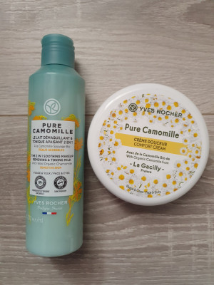 Crema zi PURE CAMOMILLE + Lapte demachiant Musetel - Yves Rocher foto