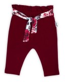 Pantalon de bumbac 100% Colectia &quot;Kate&quot; 2021 Visiniu Marimea 86