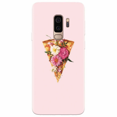Husa silicon pentru Samsung S9 Plus, Flower Pizza foto