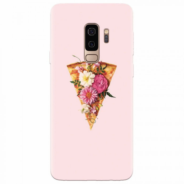Husa silicon pentru Samsung S9 Plus, Flower Pizza