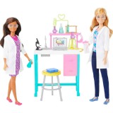 Set de joaca Barbie Cariere, Laborator de Știința cu 2 papusi