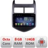 Navigatie Chevrolet Aveo 2010-2013 F-aveo10 Octa Core cu Android Radio Bluetooth Internet GPS WIFI DSP 8+128GB 4G CarStore Technology