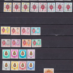 Man 1973/75/82/92 timbre porto MI 1-8 I+II /9-25 MNH