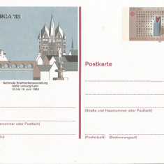 *Belgia, Lympurga '83, carte postala semiilustrata, necirculata, 1983