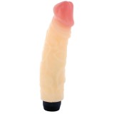 Vibrator Penetrating Pleasures Multispeed, PVC, Natural, 25 cm